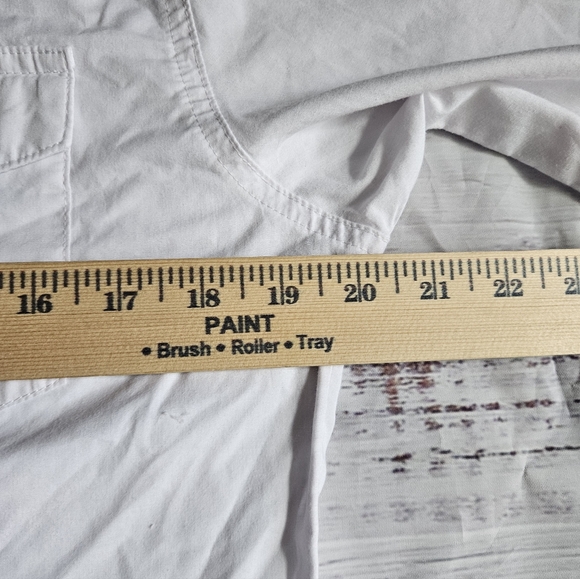 Wrangler Western Shirt Youth XL 14-16 White Long Sleeve Snap Front - Picture 9 of 10